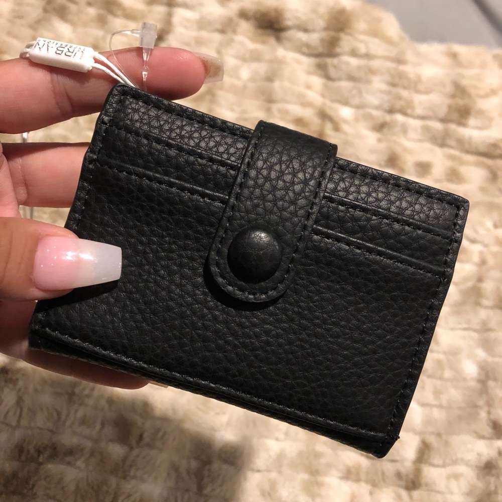 Urban Expression mini card wallet. Black.